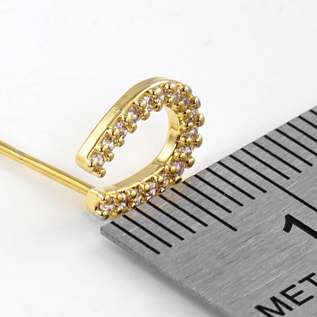 Off the Races Hoop Earring