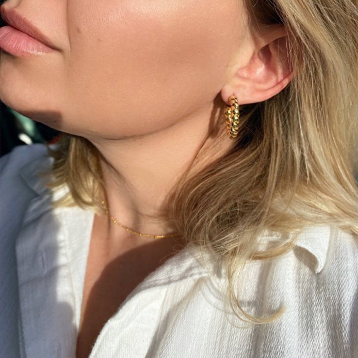 New Wave Hoop Earring