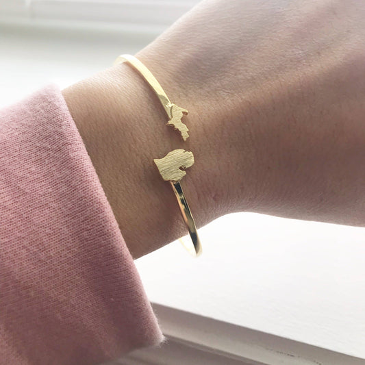 Michigan (State) Cuff Bracelet