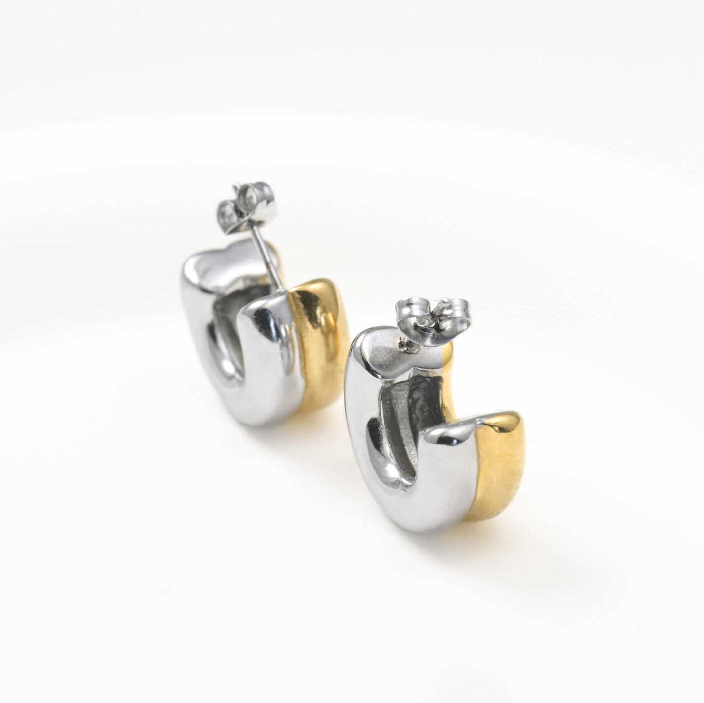 Both Sides Hoop Earring