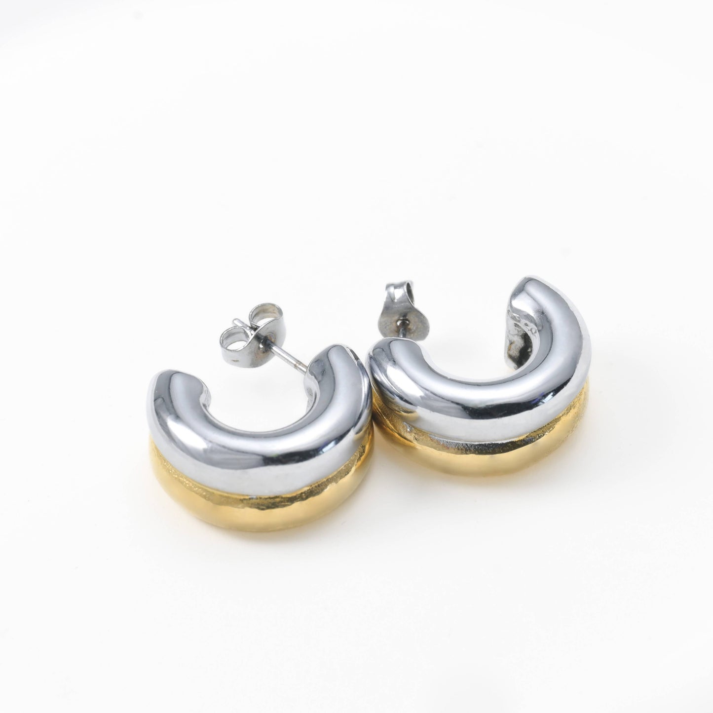 Both Sides Hoop Earring