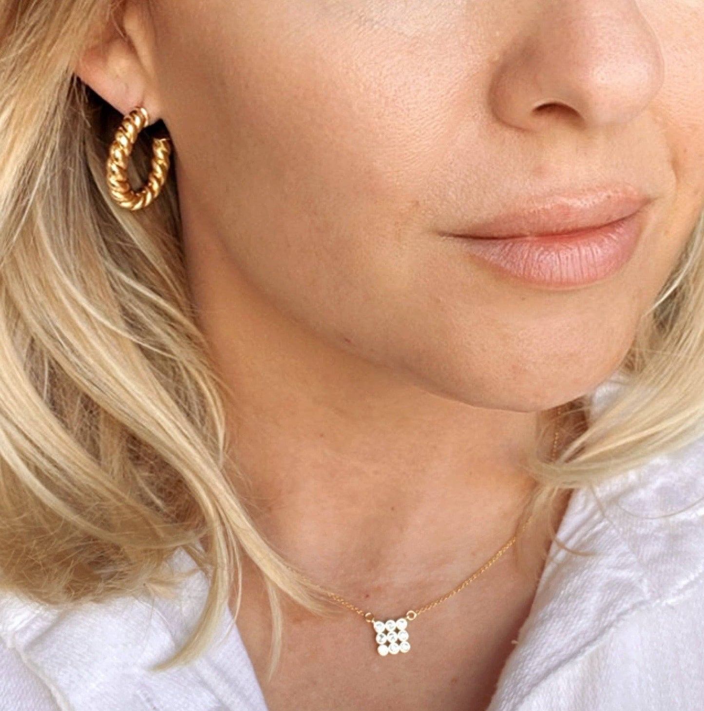 New Wave Hoop Earring