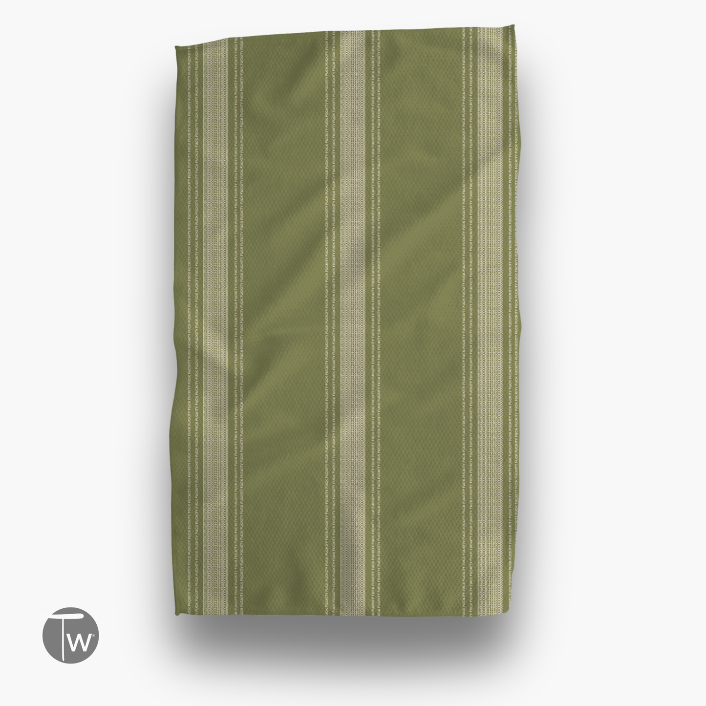Green Illusion Tea Towel
