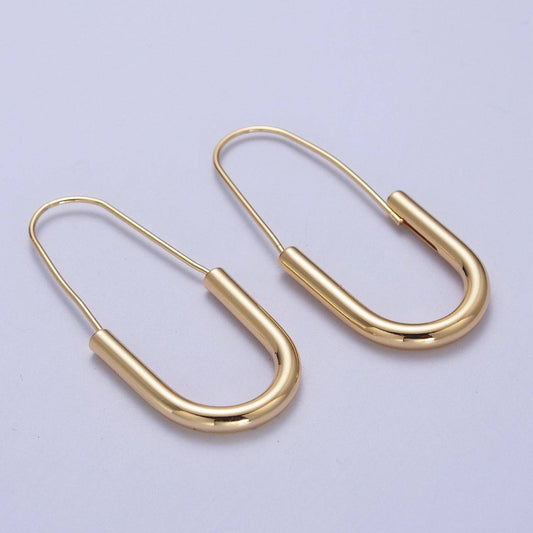 Crescent U Earring