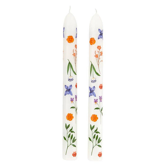 Taper Candle Boho Flower