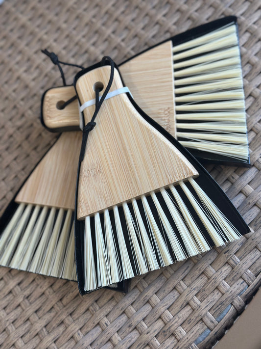 Tabletop Dustpan and Broom