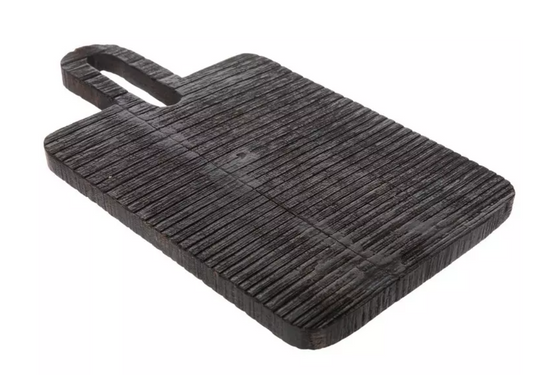Black Rustic Wood Decorative Board