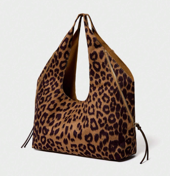 Adriane Cheetah Handbag