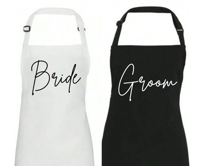 Bride and Groom Apron