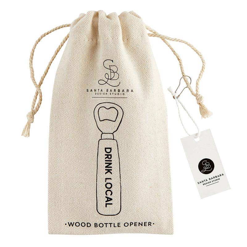 Wood Bottle Opener - Drink Local