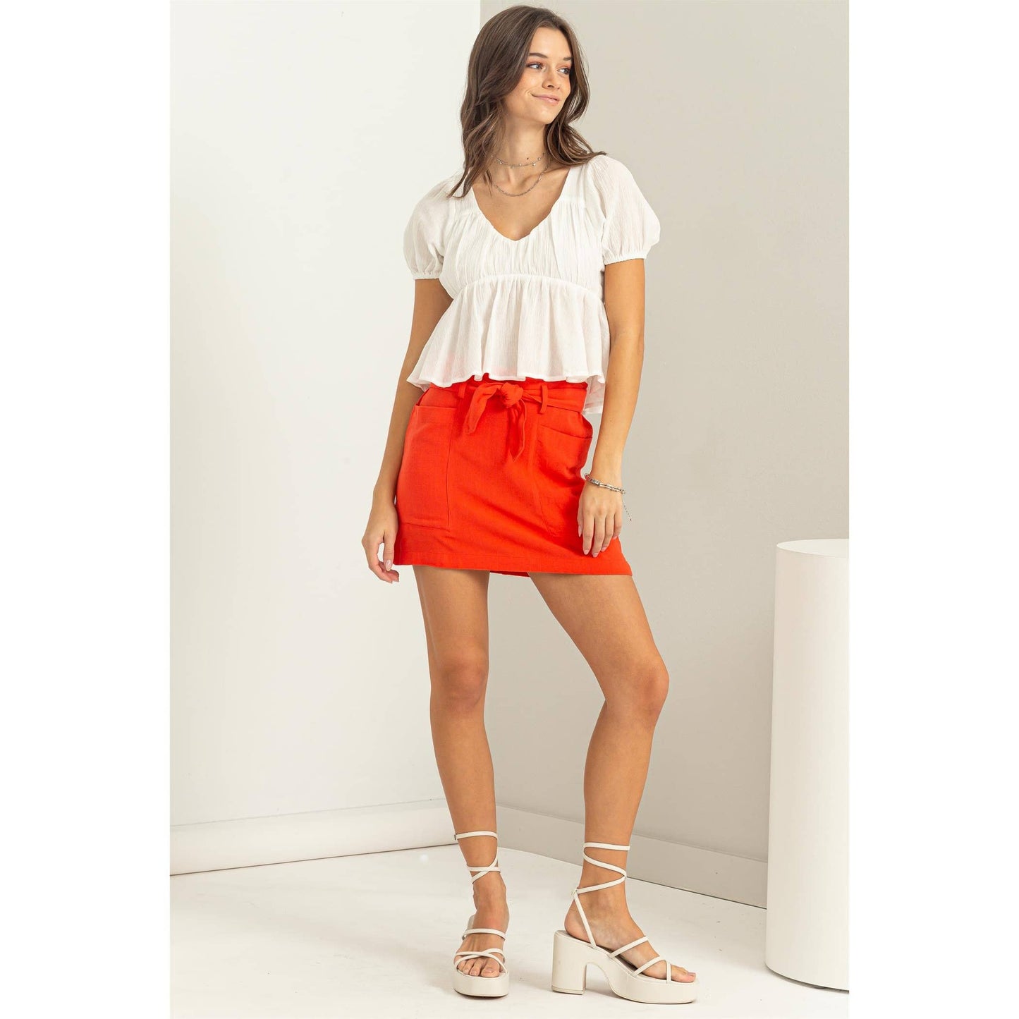 Knotty Mini Skirt