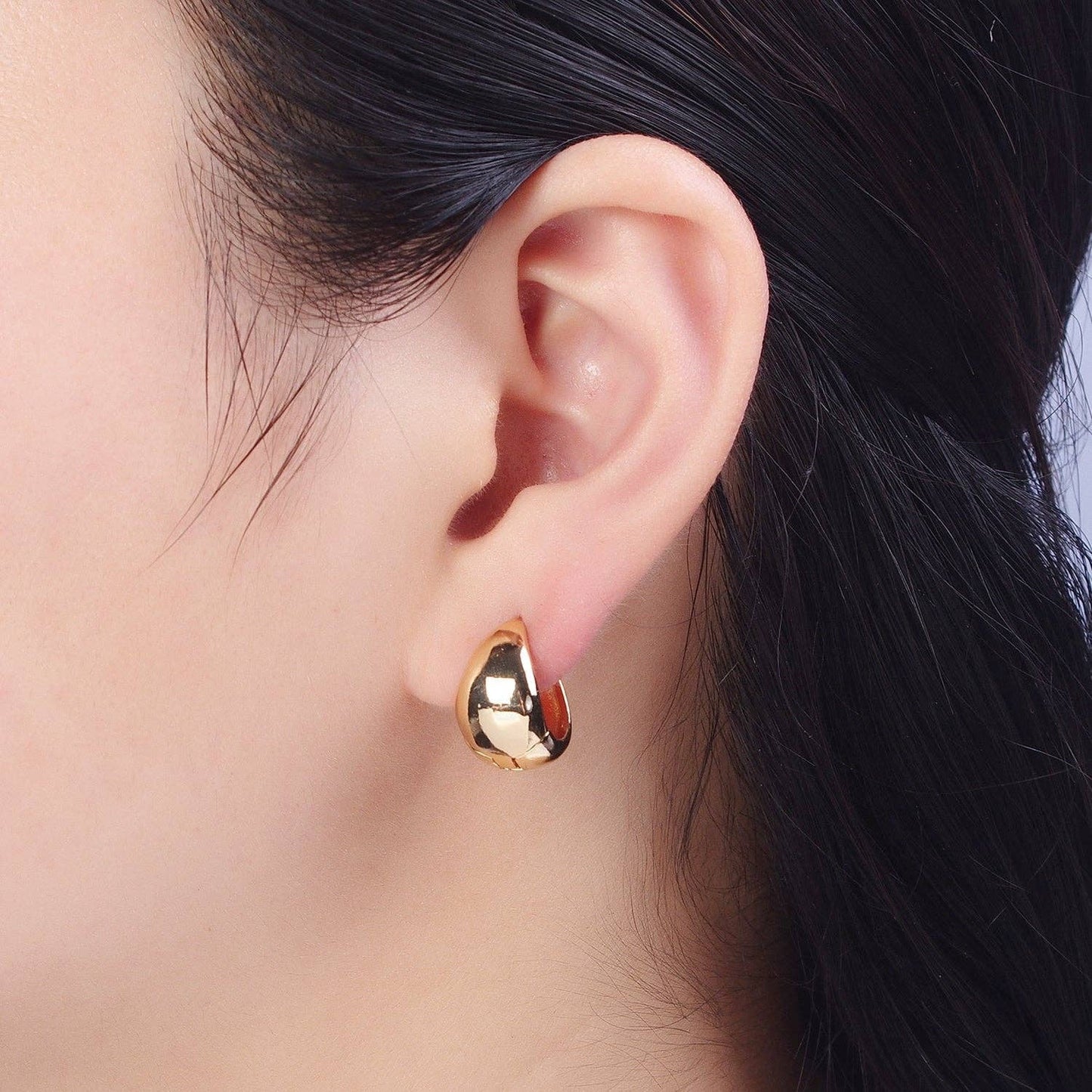 Bold Balance Hoop Earring