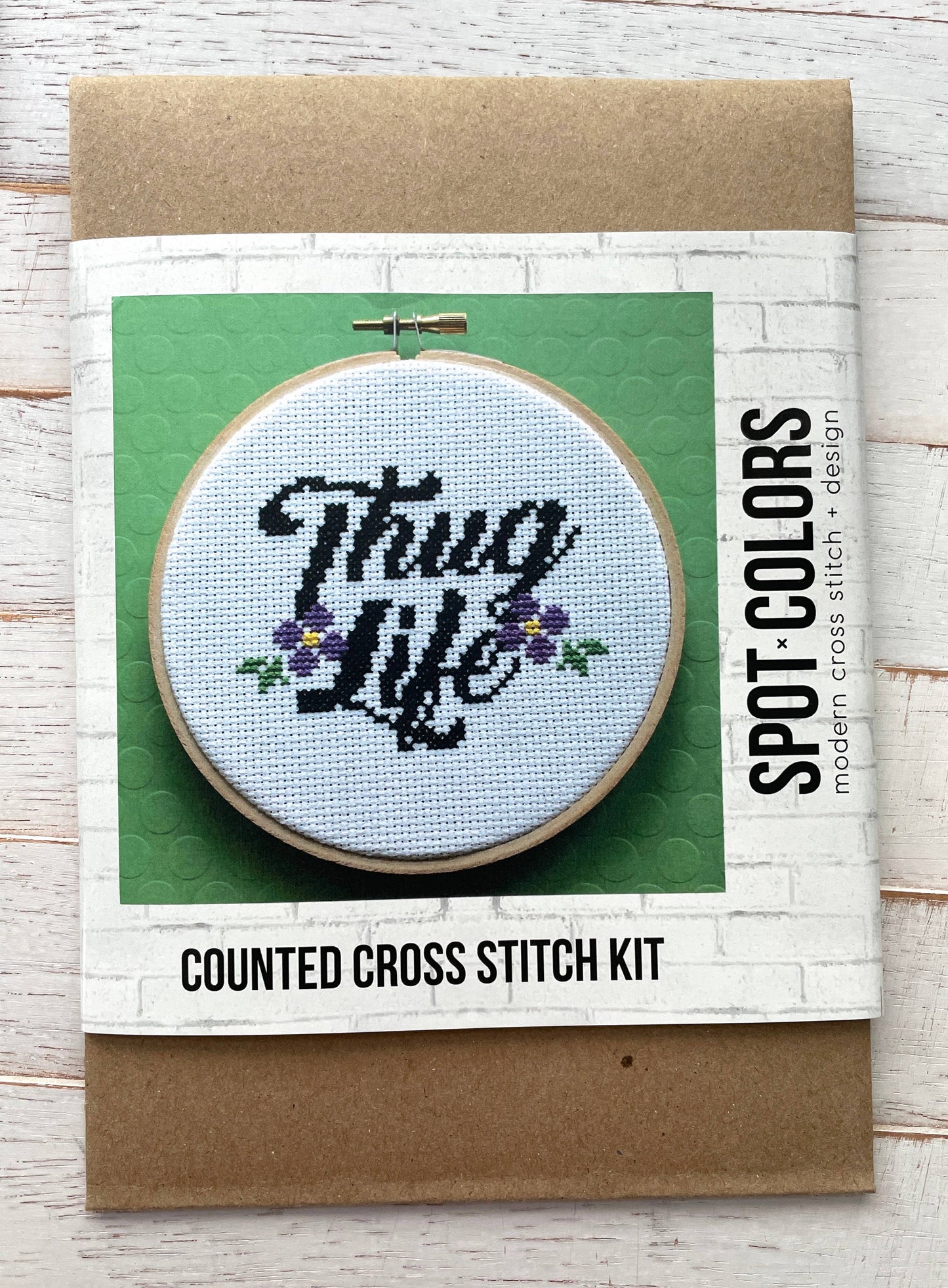 Thug Life Cross Stitch Kit