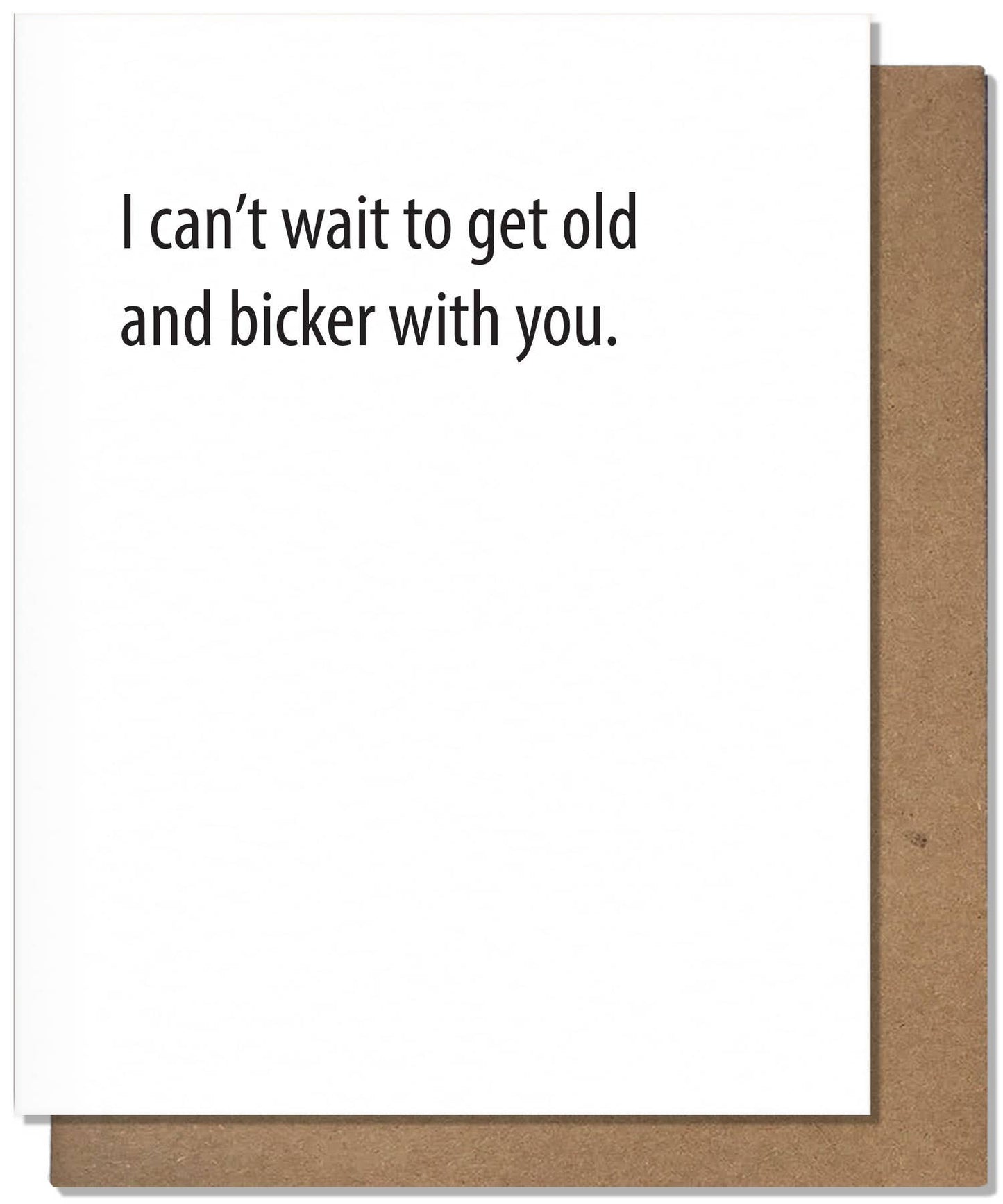 Bickering Love Card
