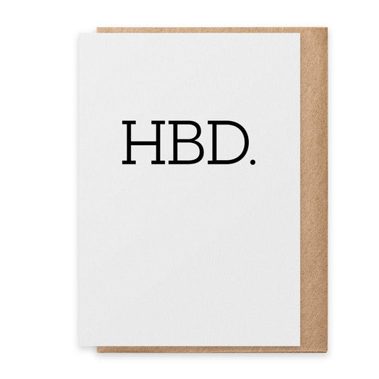 HBD - Greeting Card