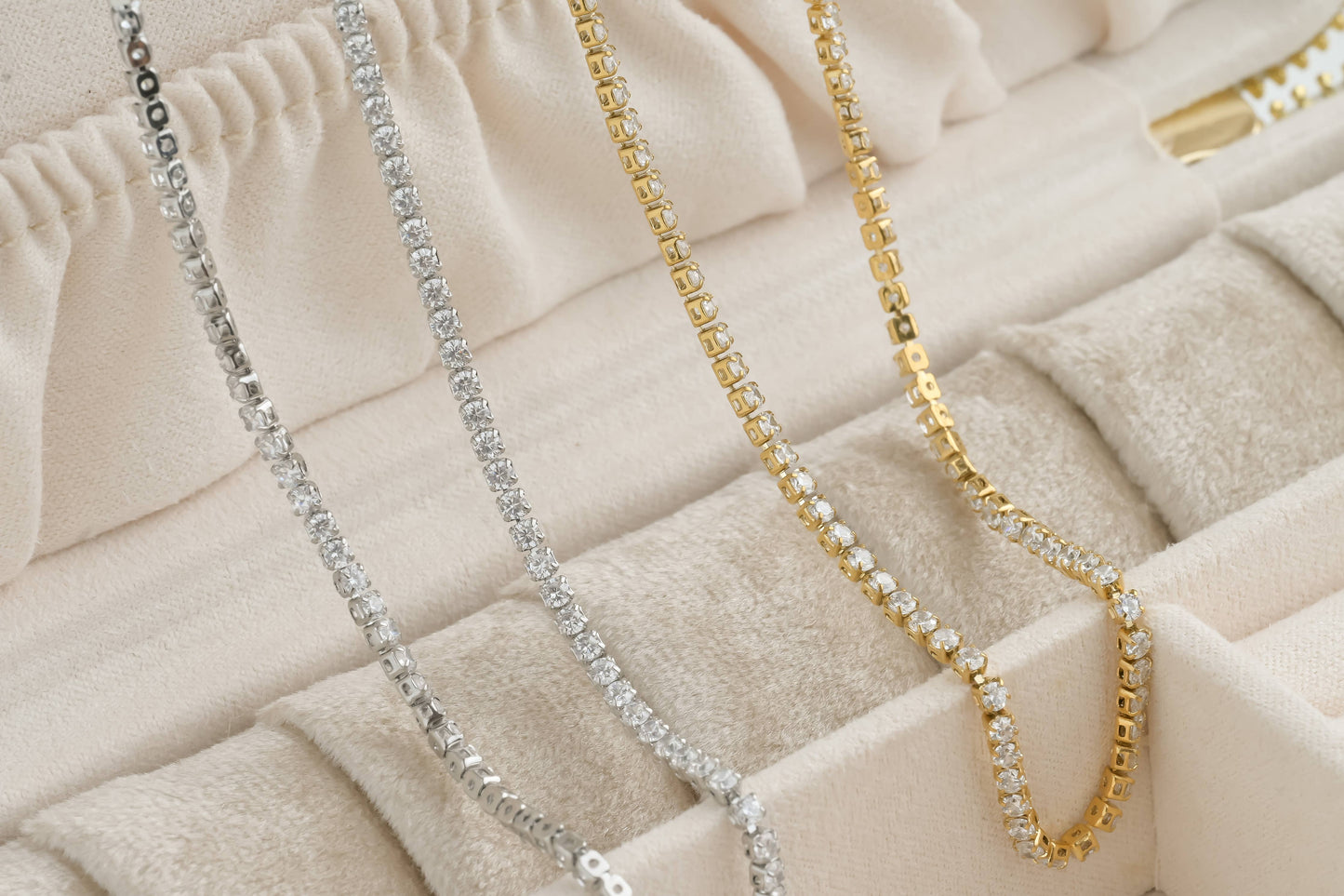 Glam Tennis Necklace