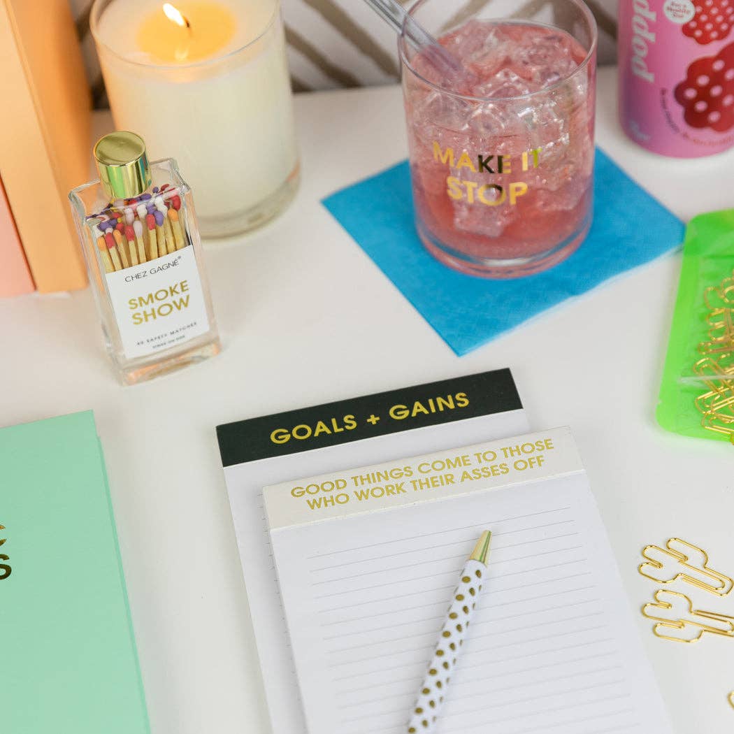 Good Things Come - Lined Notepad - Perforated Sheets - Hystar White