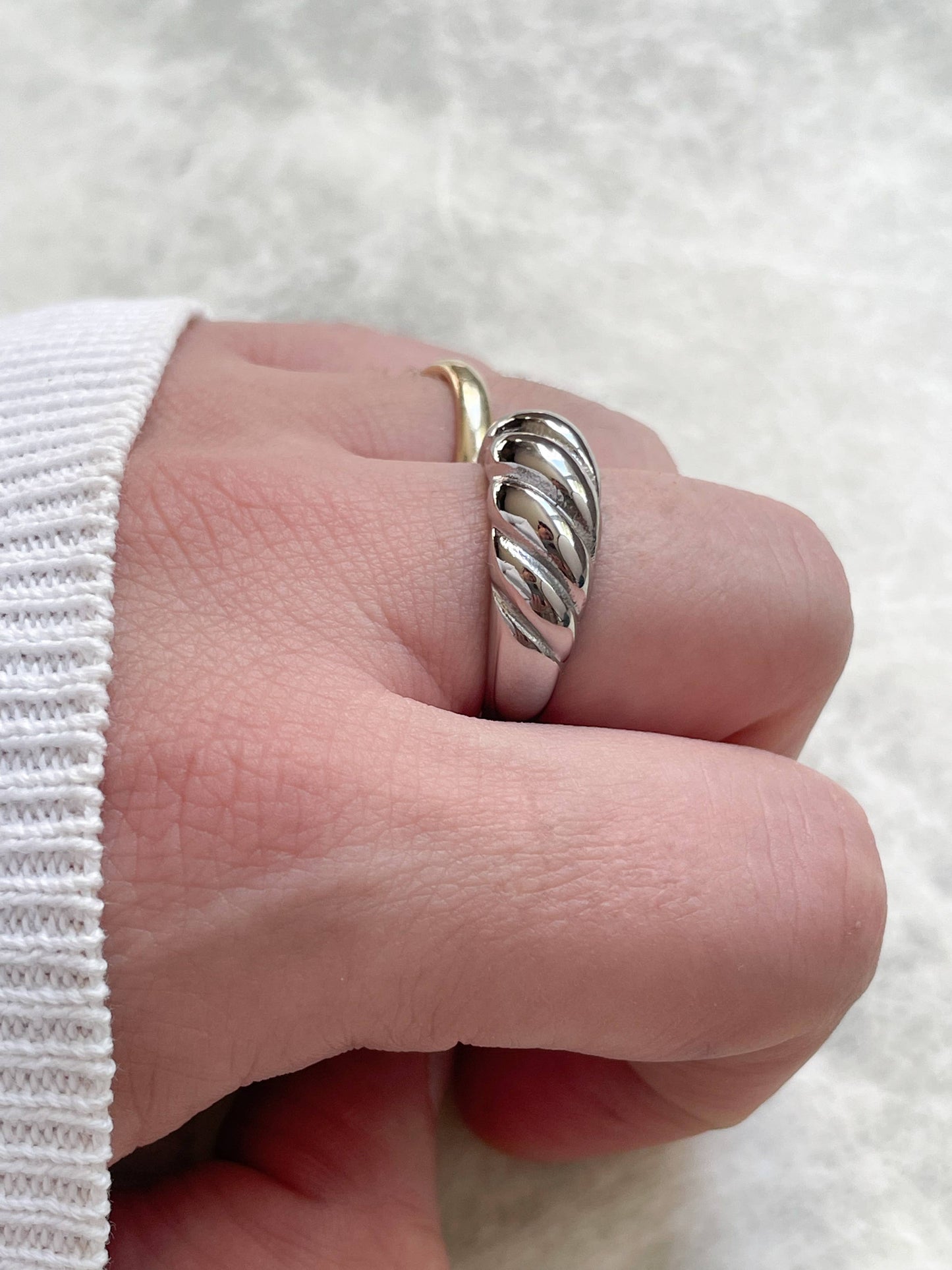 Bold Croissant Ring