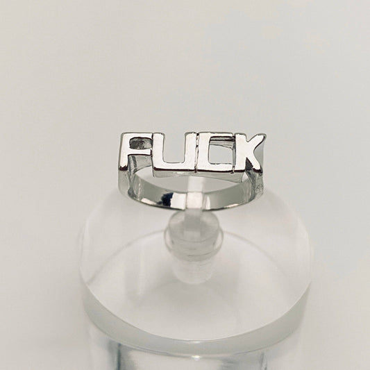 Silver Fuck Ring