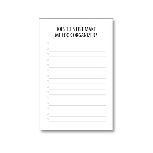 NOTEPAD- "Pretend Organized"