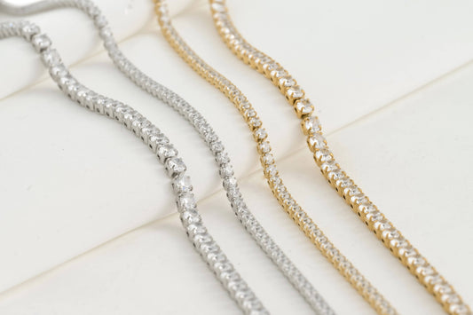 Glam Tennis Necklace