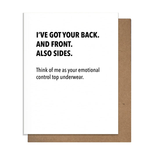 Emotional Support Undies Card