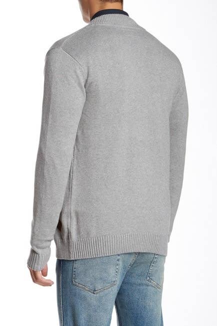 Mens Full Zip Sweater