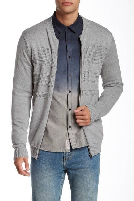 Mens Full Zip Sweater