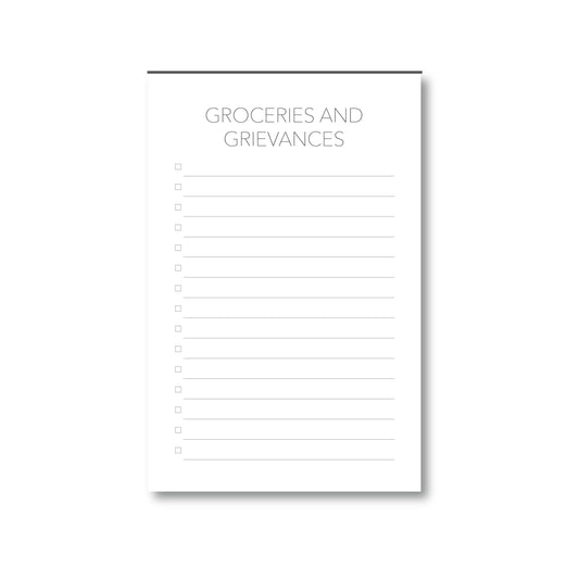 NOTEPAD- "Groceries"