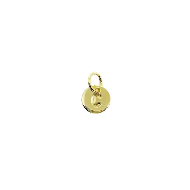 Tiny Initial Letter Charm