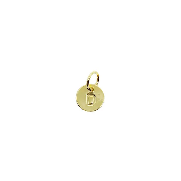 Tiny Initial Letter Charm