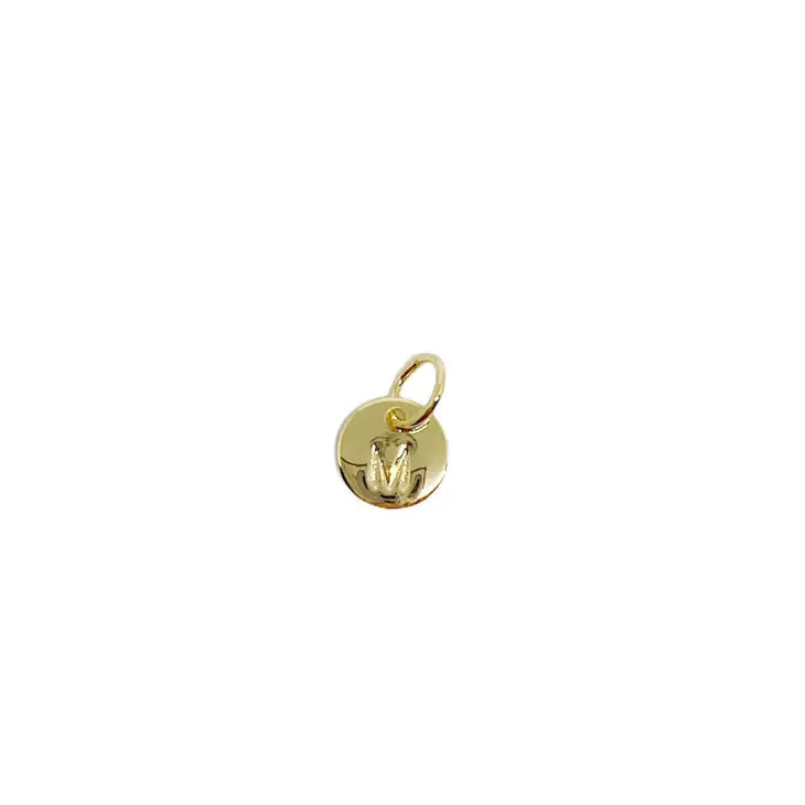 Tiny Initial Letter Charm