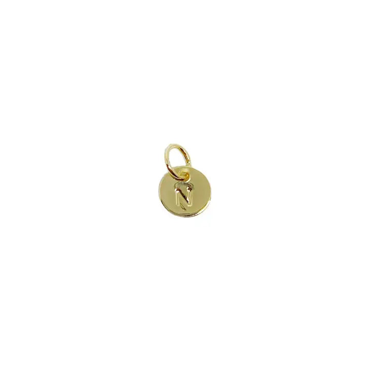 Tiny Initial Letter Charm