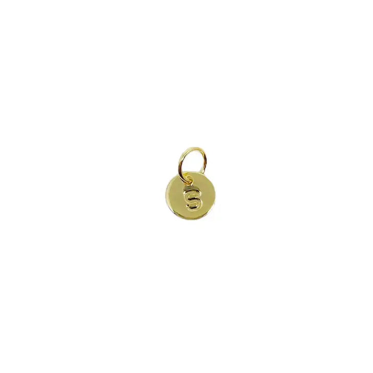 Tiny Initial Letter Charm