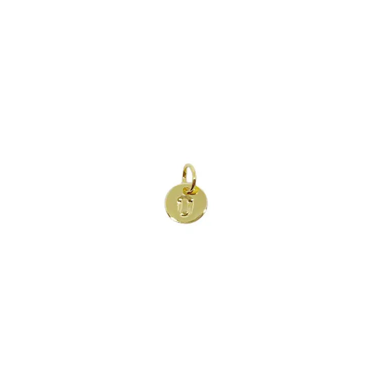 Tiny Initial Letter Charm