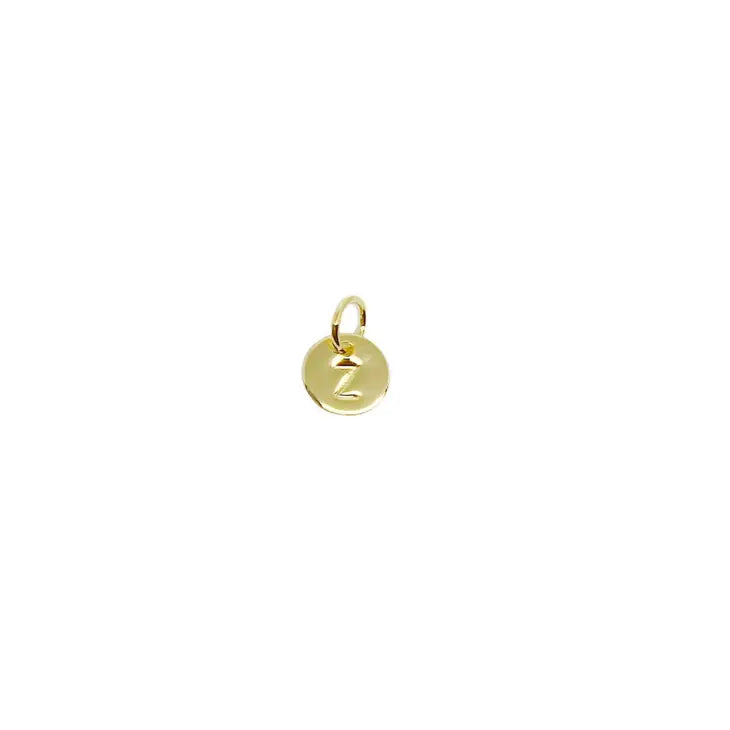 Tiny Initial Letter Charm