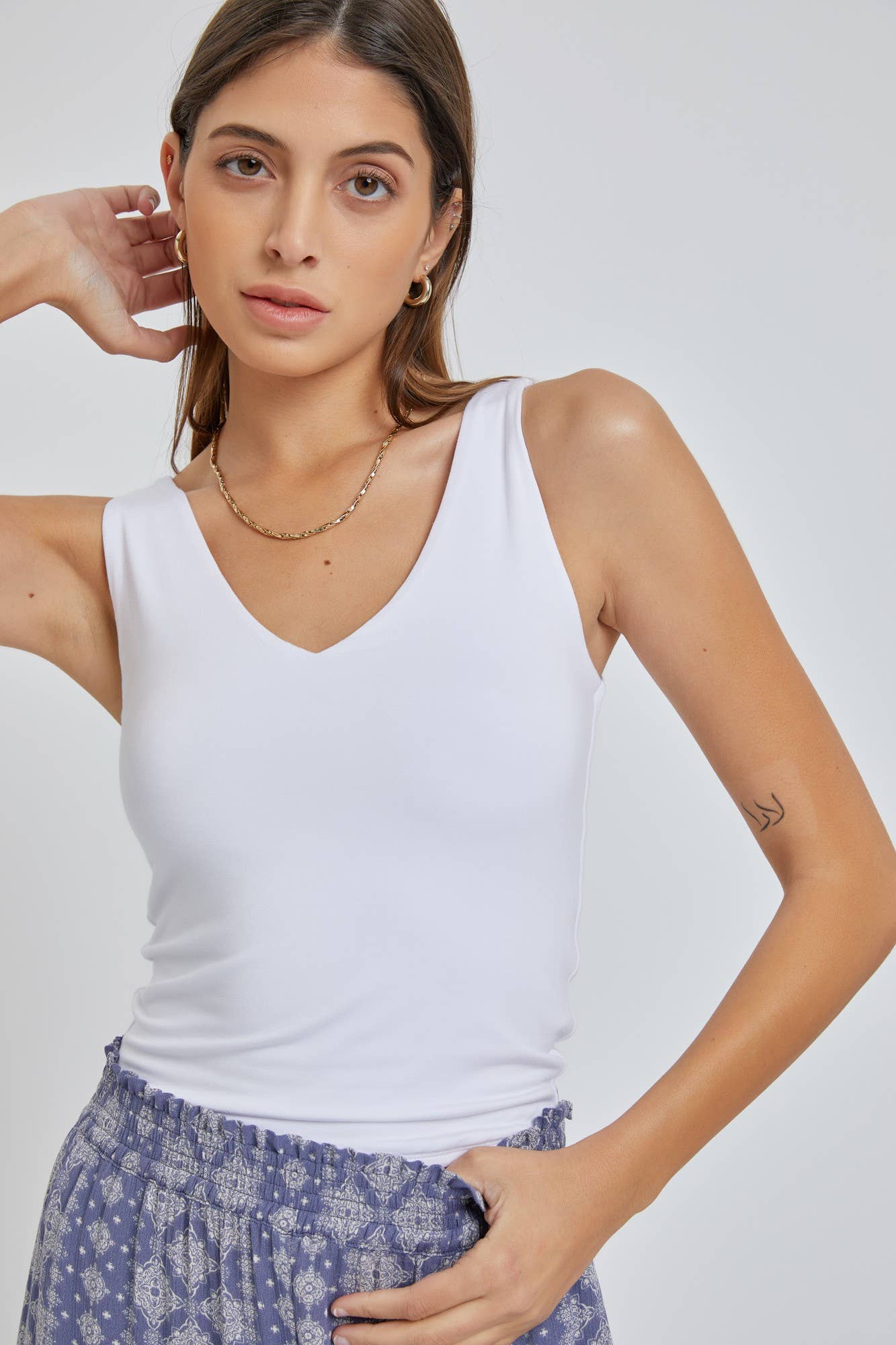 All For Comfort V-Neck Tank Top