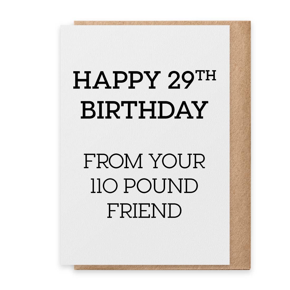 Happy 29th Card
