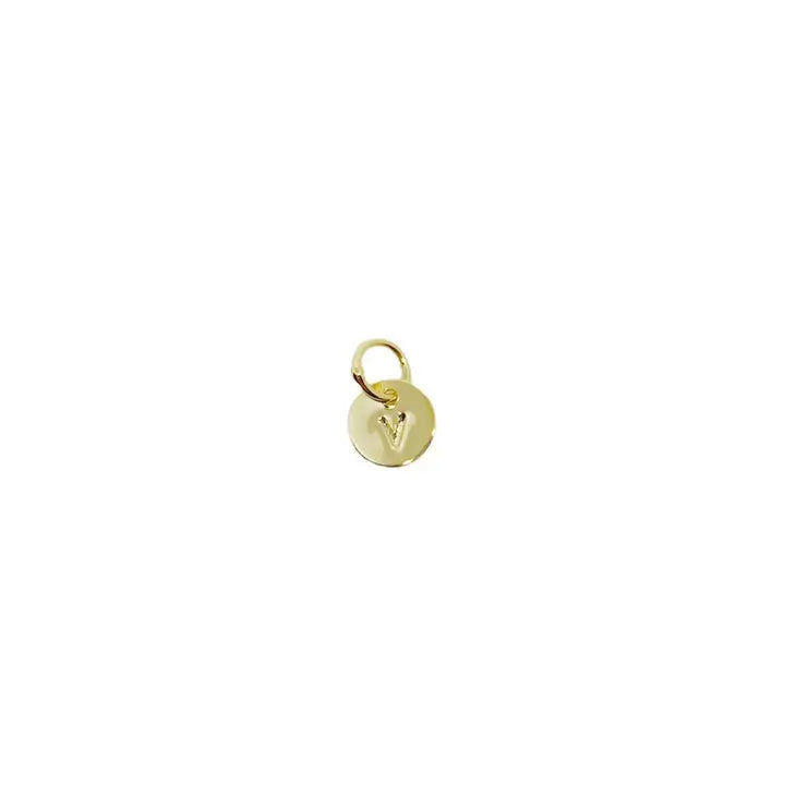 Tiny Initial Letter Charm